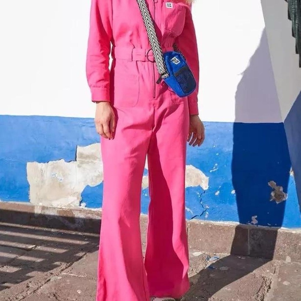 Lucy & Yak Vibrant Pink Jumpsuit